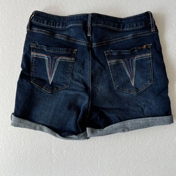 Seven7 Jean Shorts Size 10 - Picture 3 of 8